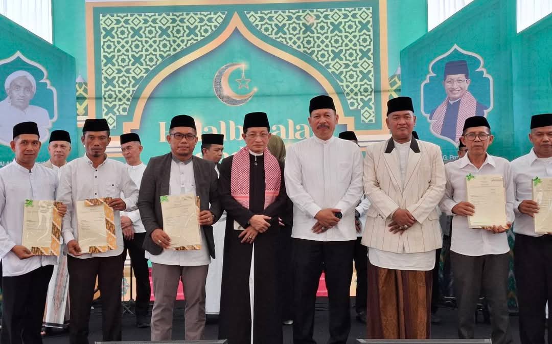 Foto Menteri, bersama Kakanwil Kemenag Sulsel