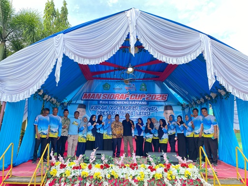 Kepala MAN Sidenreng Rappang Hadiri Pembukaan Pagelaran Karya P5RA dan MAN Sidrap CUP 2025 Sebelum Bertolak ke Makassar