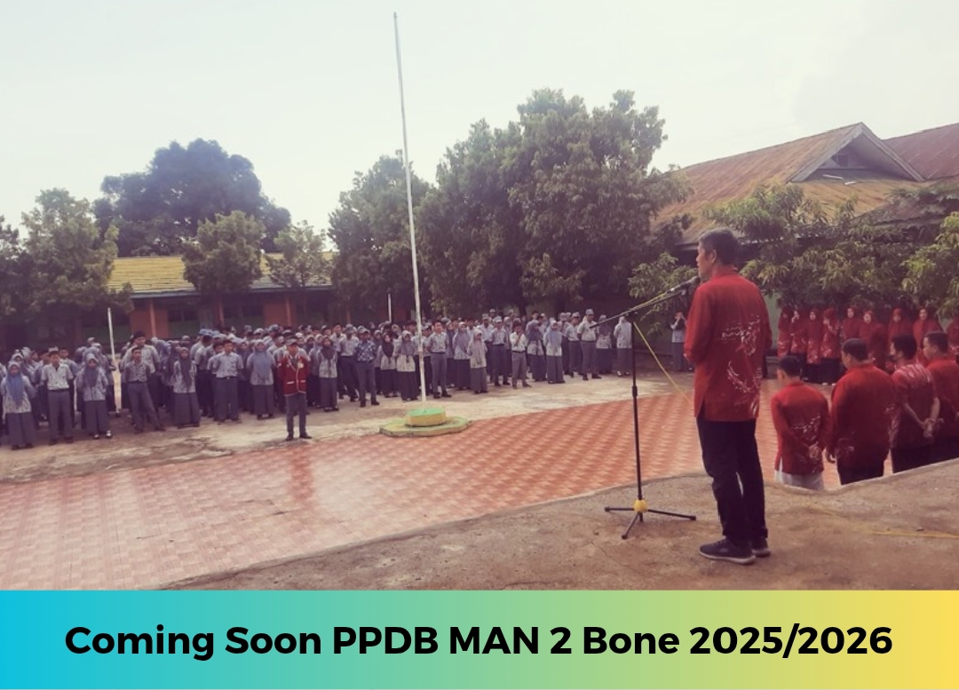H. Muslimin, Kepala MAN 2 Bone, ucapkan selamat datang kembali ke madrasah setelah sekian hari selama akhir Ramadhan hingga Idul Fitri, kegiatan pembelajaran dilakukan secara mandiri di rumah masing-masing