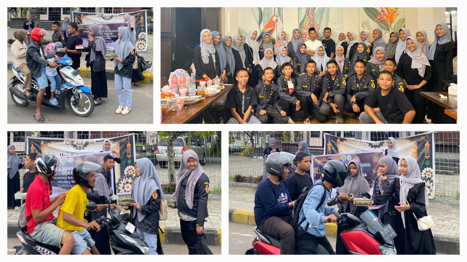 Marching Band Iqra MTsN 1 Bone Berbagi Takjil "Berkah Ramadhan”
