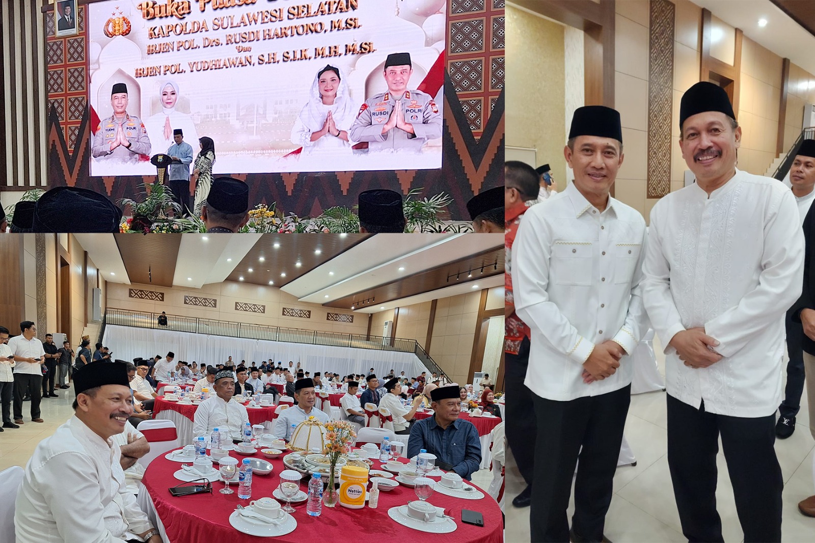 Kakanwil Kemenag Prov. Sulsel H. Ali Yafid menghadiri acara Pisah Sambut Kapolda Sulsel